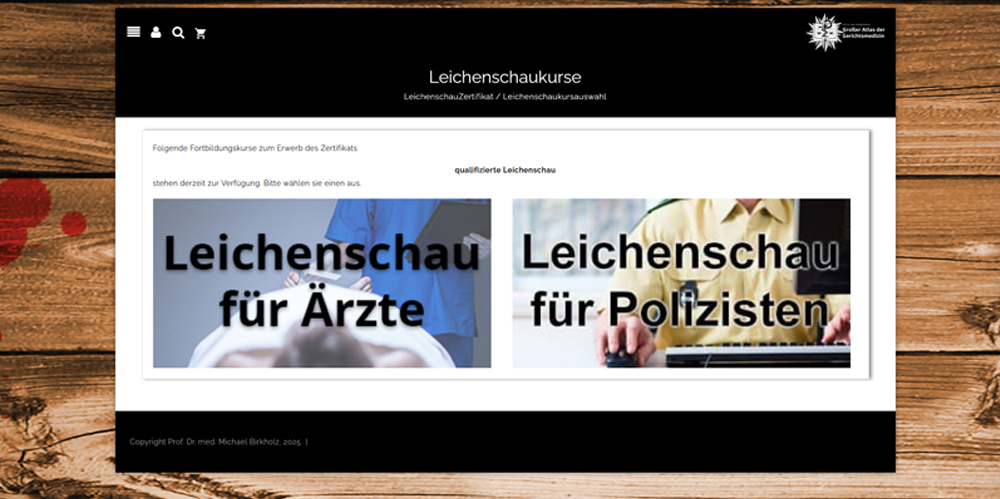 Onlinekurs Qualifizierte Leichenschau